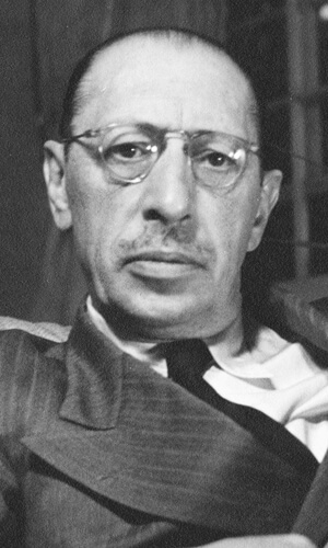 ritratto di Stravinskij