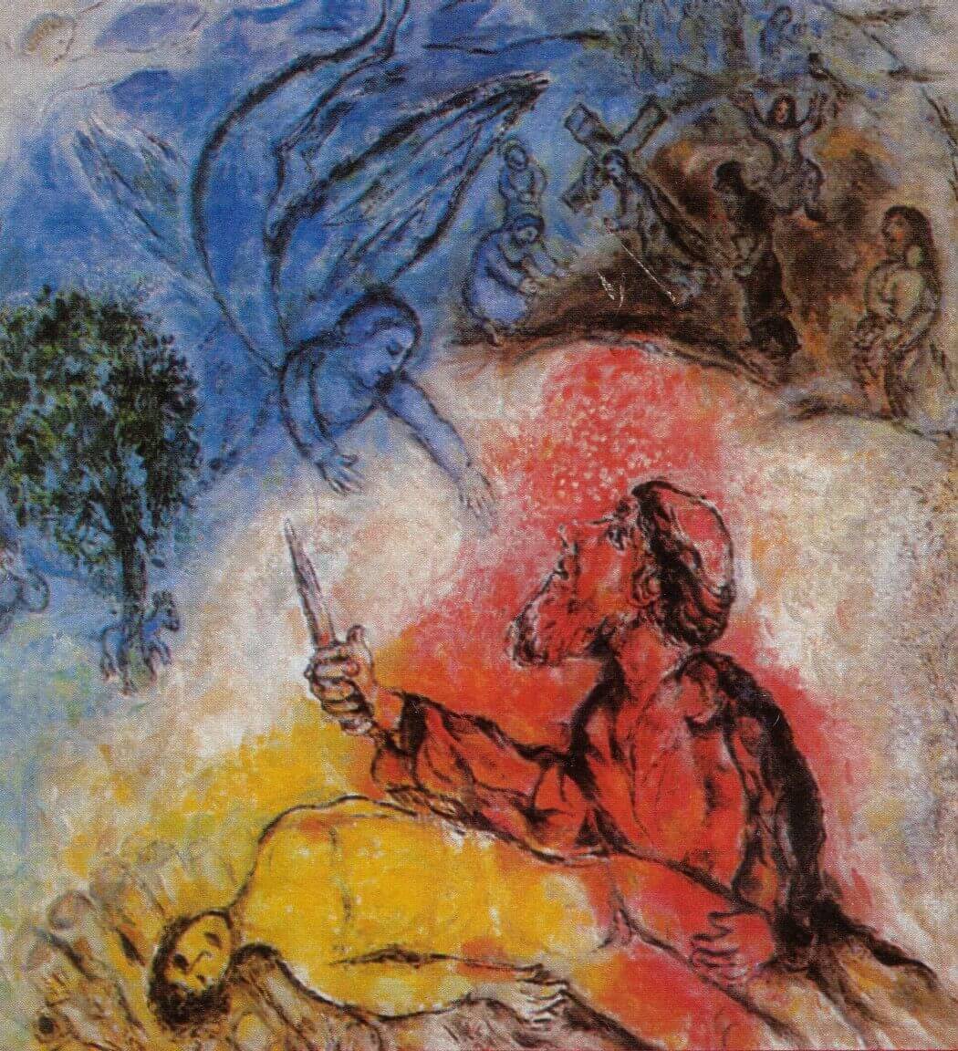 Chagall, il sacrificio di Isacco