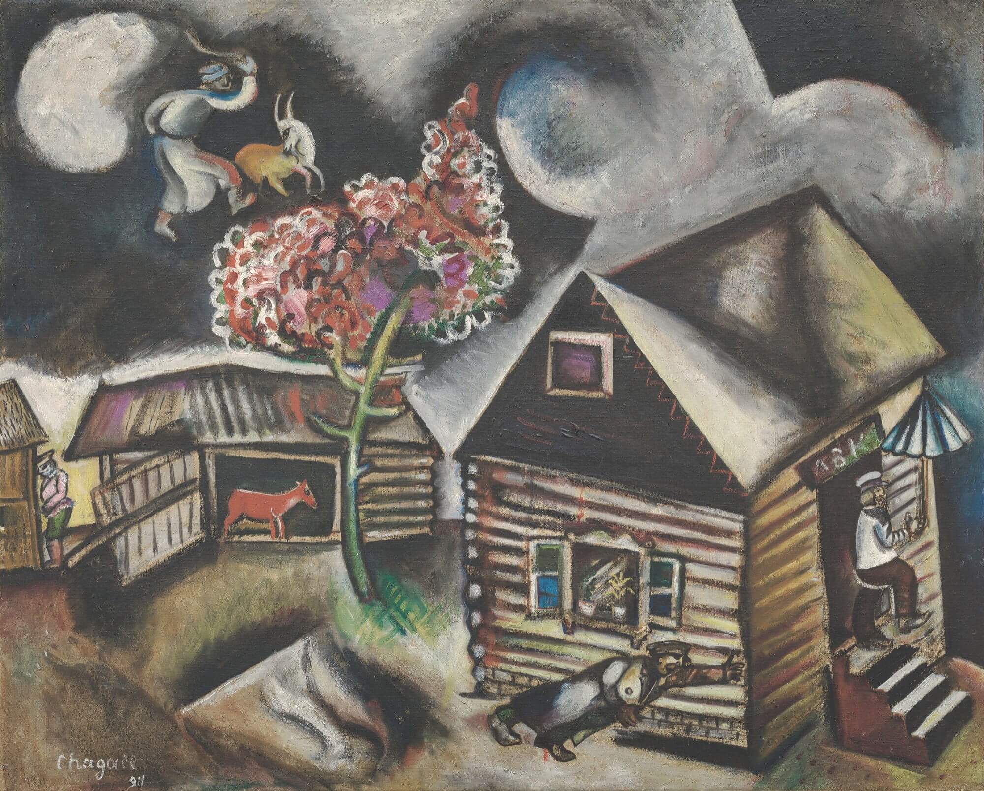 Chagall pioggia