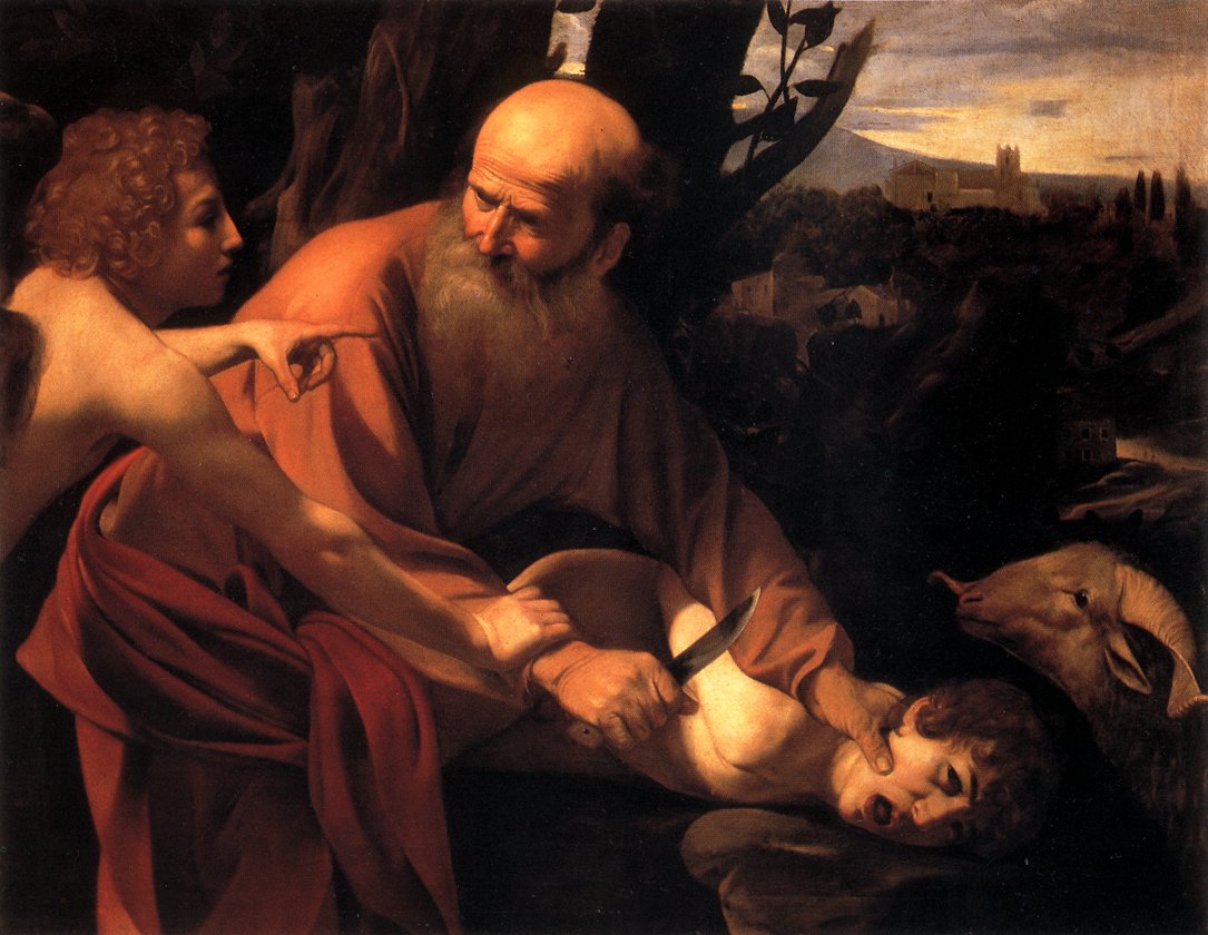 Caravaggio, il sacrificio di Isacco
